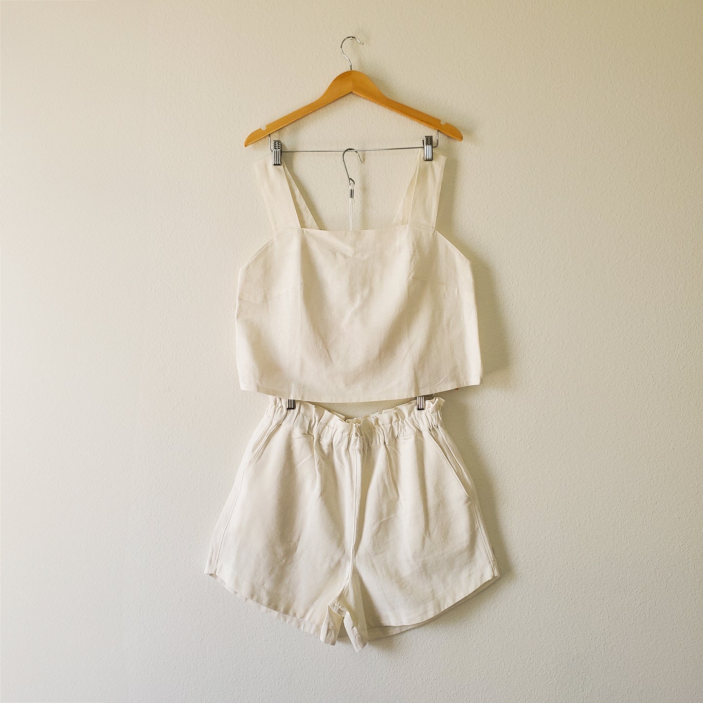 YURI Short romper - White, size L