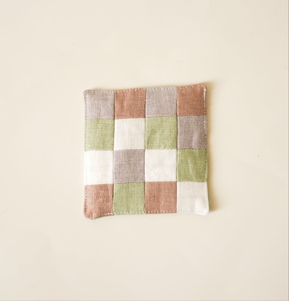 PATCHWORK COASTERS/ MUG RUGS - Marshmallow