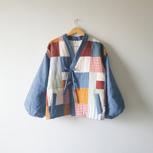 SORA BUBBLE JACKET - PATCHWORK