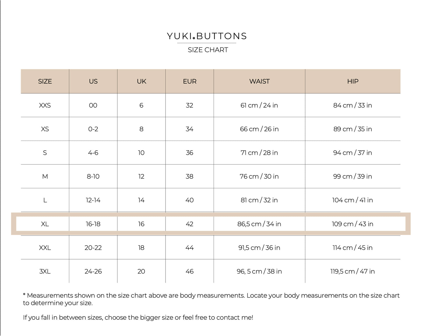 YURI Shorts - Black, size XL