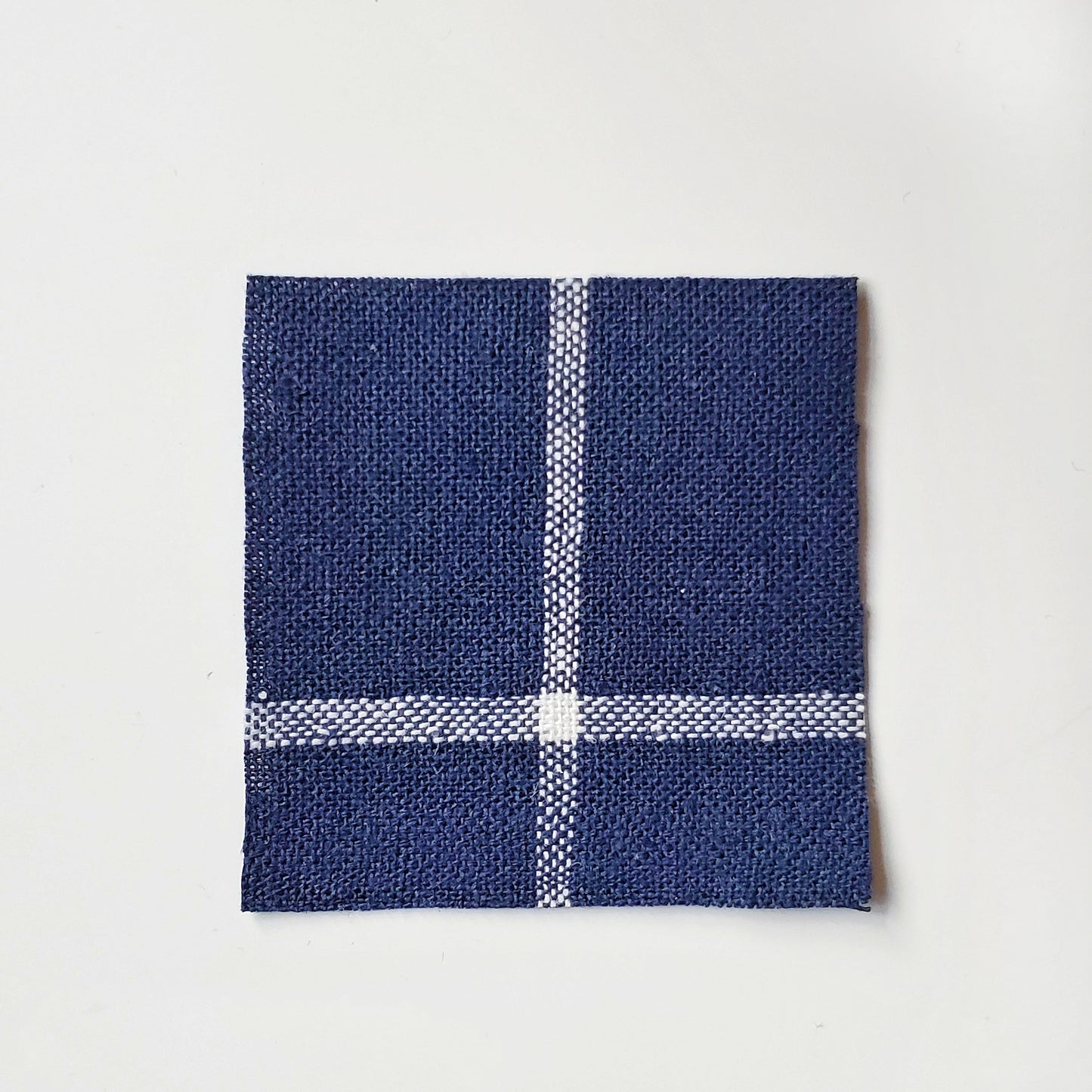 TOFU Dress with bubble sleeves - Blue windowpane, size 3XL