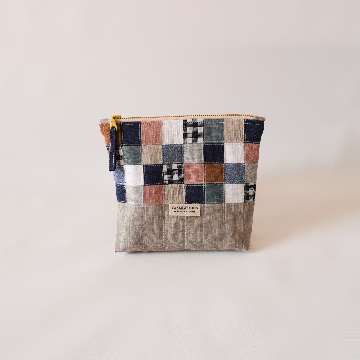 PATCHWORK ZIPPER POUCH No. 3