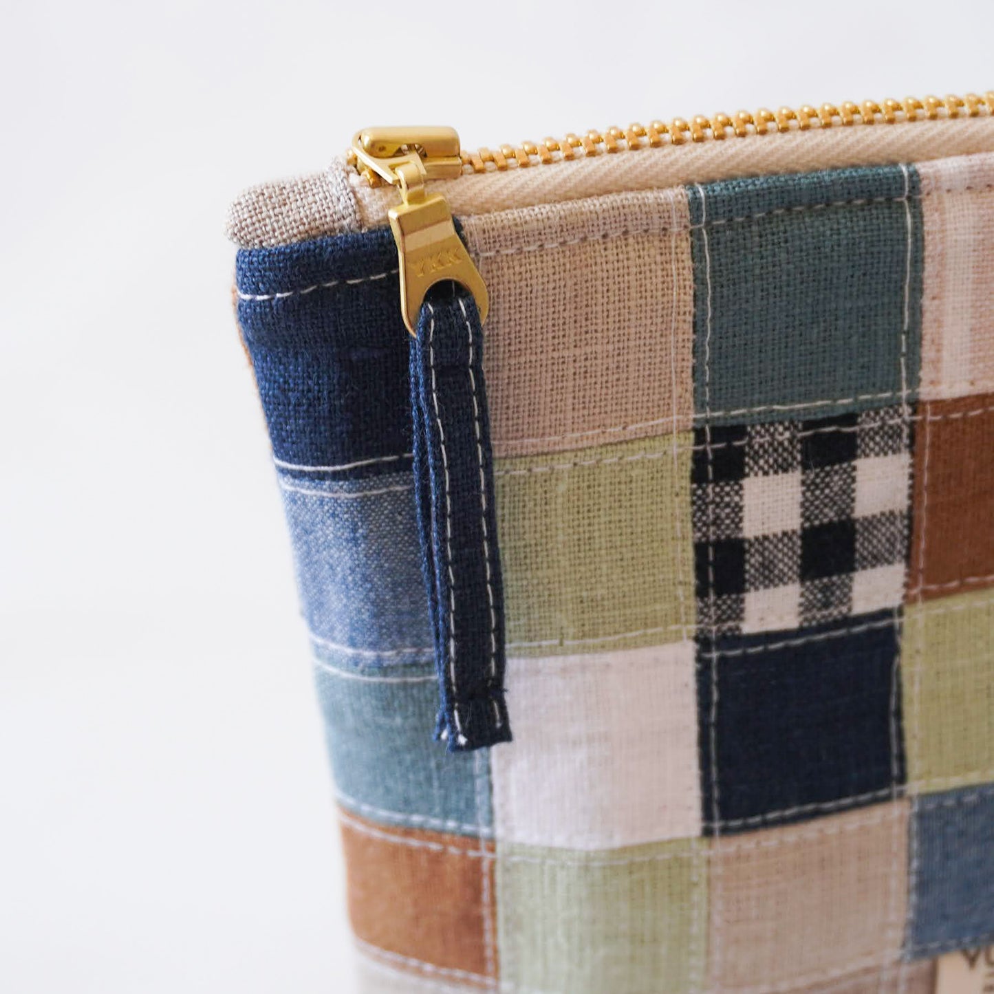 PATCHWORK ZIPPER POUCH No. 4