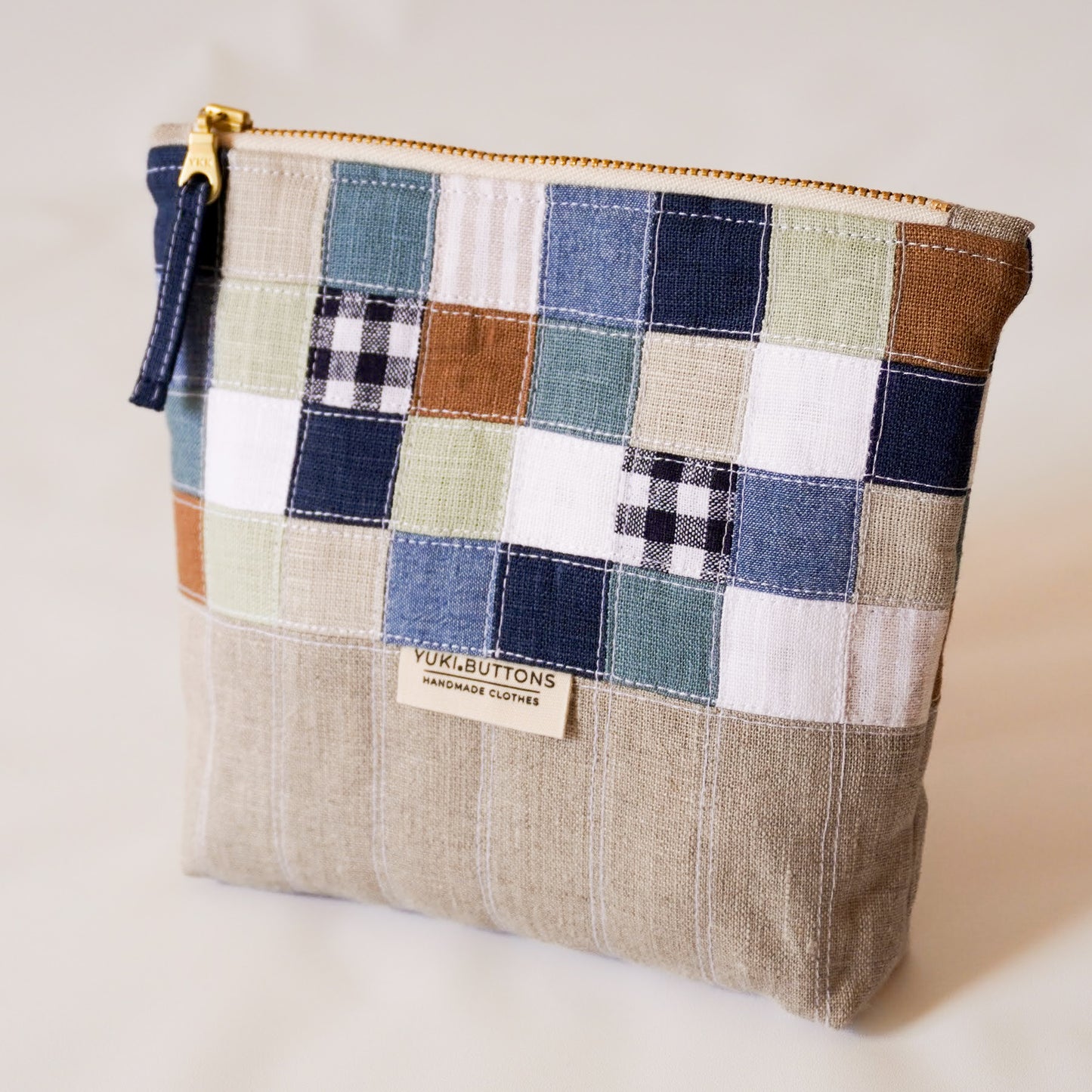 PATCHWORK ZIPPER POUCH No. 4