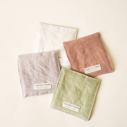 PATCHWORK COASTERS/ MUG RUGS - Pack of 4 (+colors)