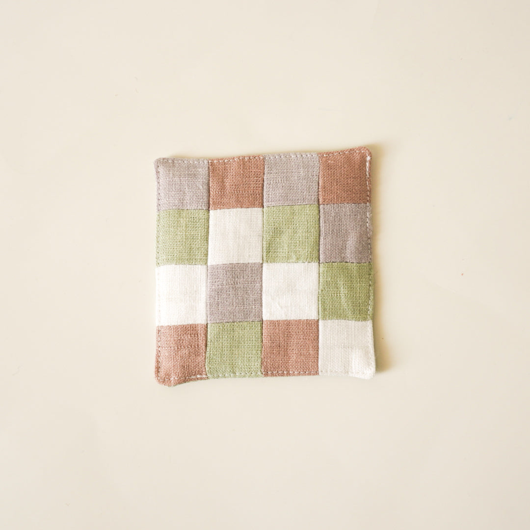 PATCHWORK COASTERS/ MUG RUGS - Pack of 4 (+colors)