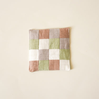 PATCHWORK COASTERS/ MUG RUGS - Pack of 4 (+colors)