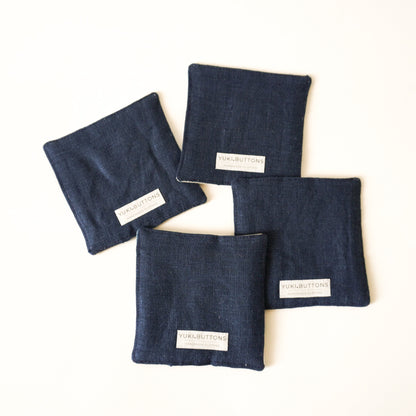 PATCHWORK COASTERS/ MUG RUGS - Pack of 4 (+colors)