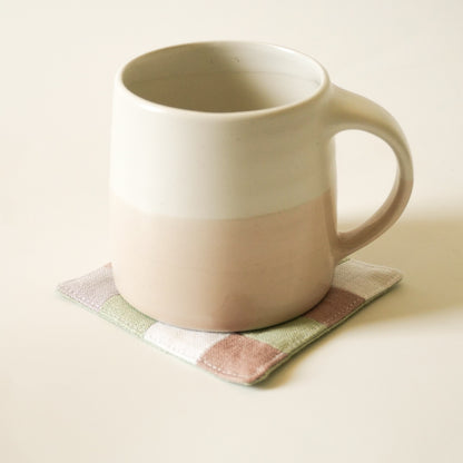 PATCHWORK COASTERS/ MUG RUGS - Pack of 4 (+colors)