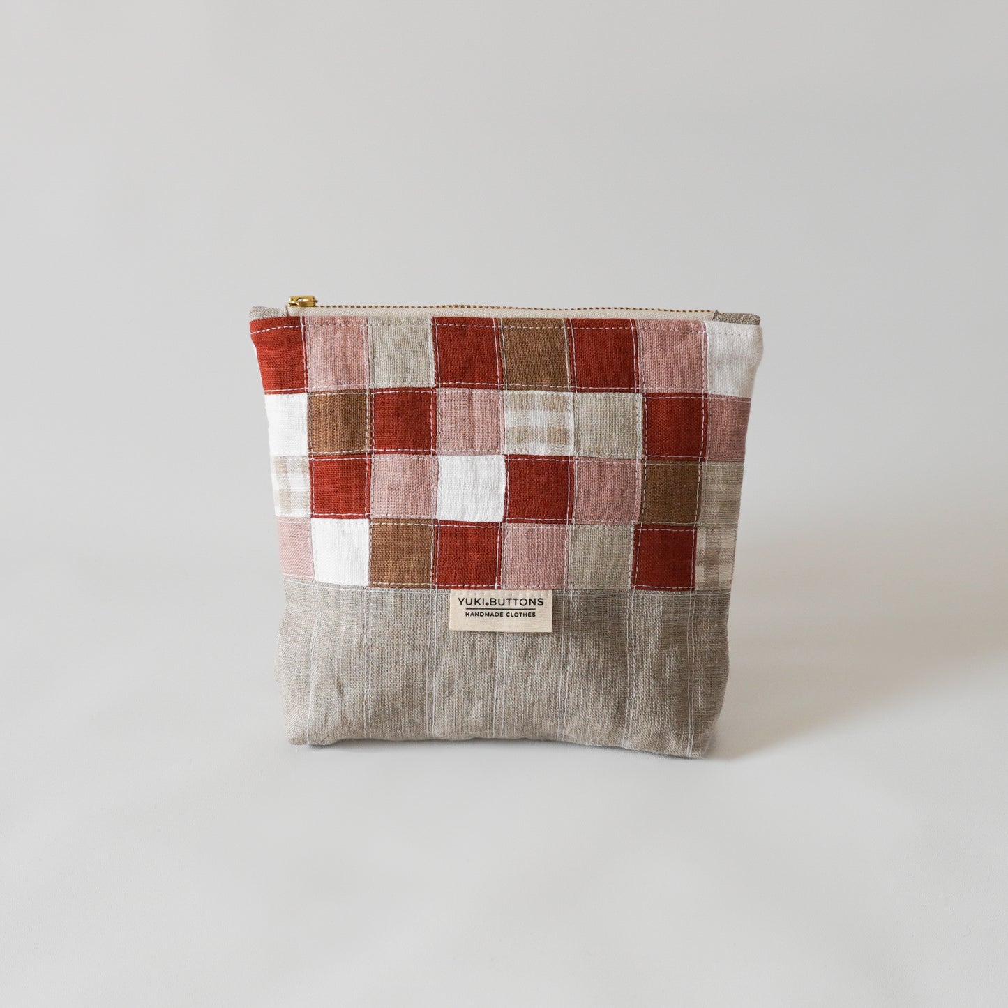 PATCHWORK ZIPPER POUCH No. 5