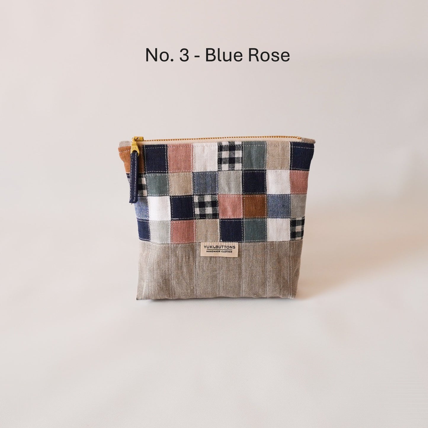 PATCHWORK ZIPPER POUCH