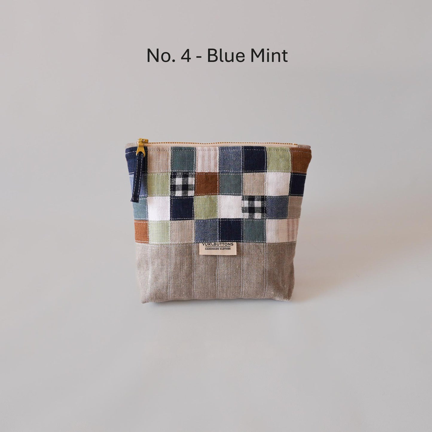 PATCHWORK ZIPPER POUCH