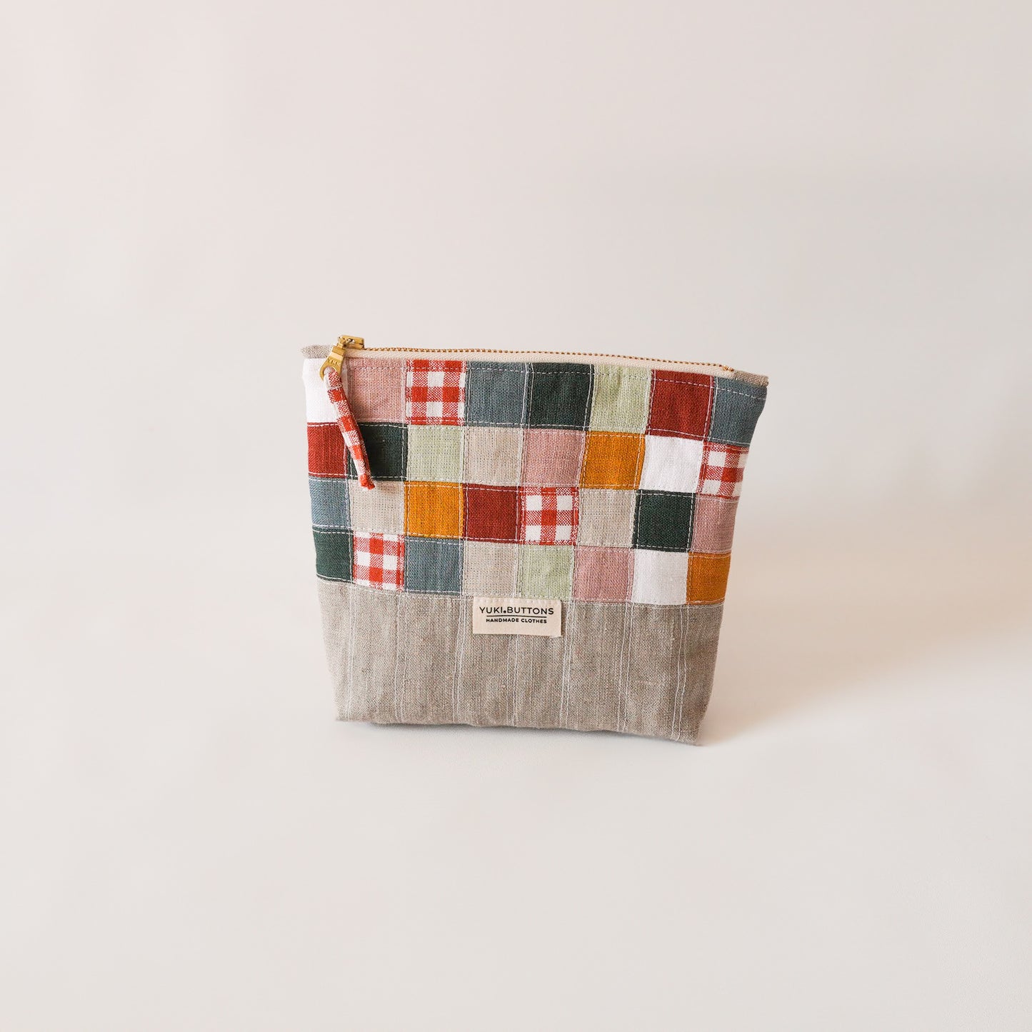 PATCHWORK ZIPPER POUCH No. 2