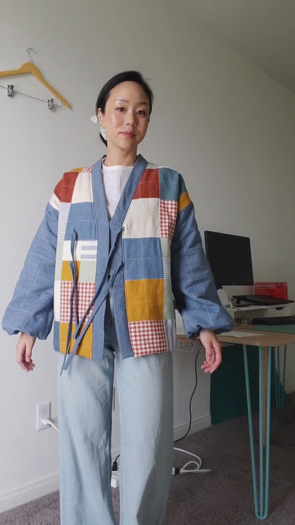 SORA BUBBLE JACKET - PATCHWORK