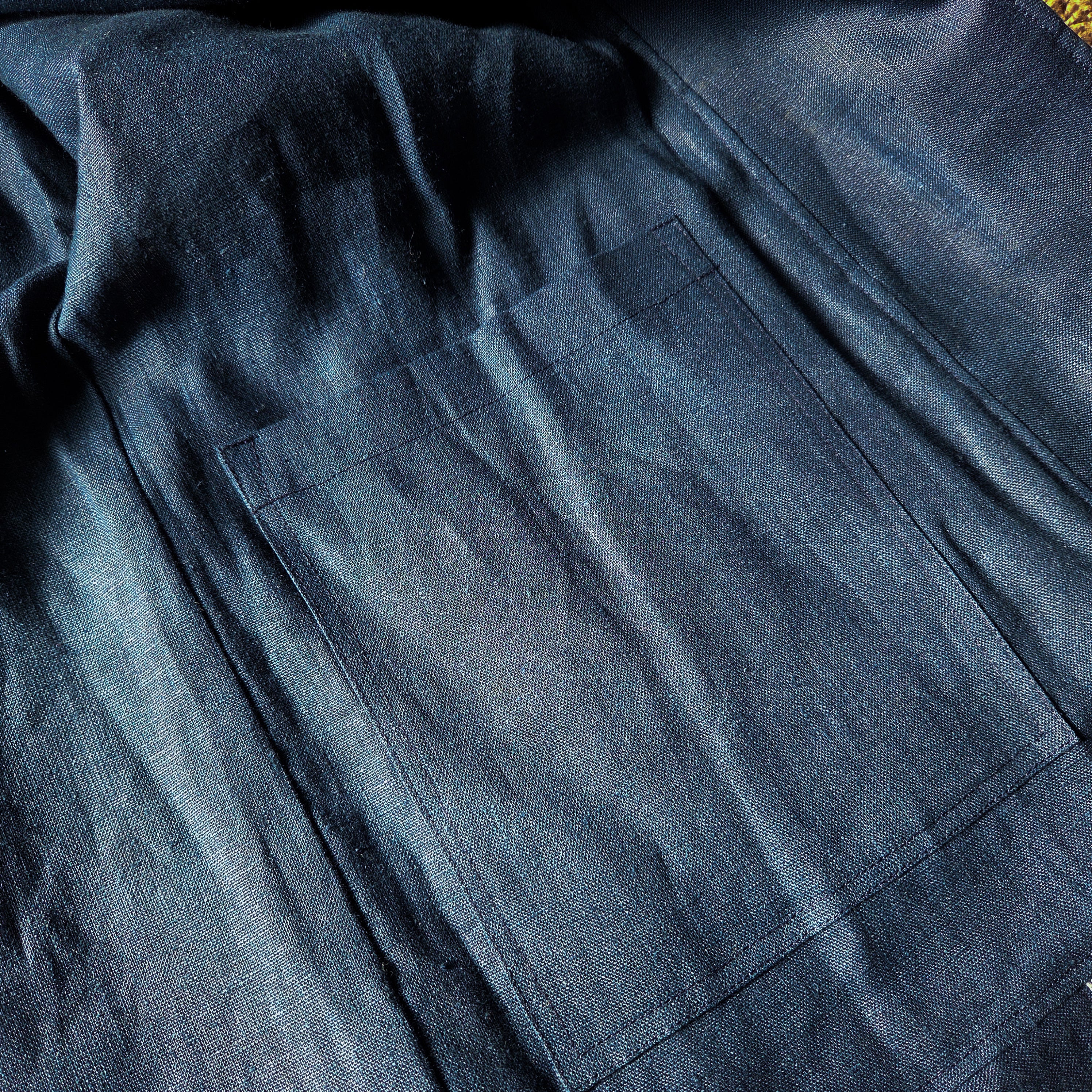 HANA HANTEN JACKET XL - ALL BLUE – YukiButtons