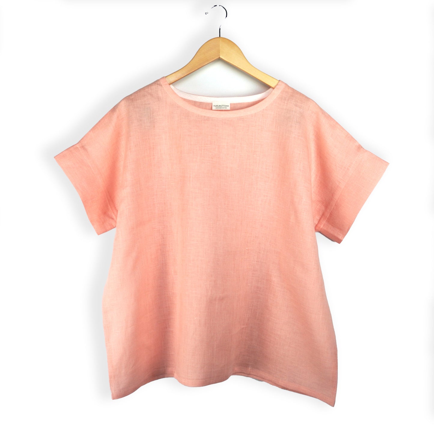 NORI Boxy Top - Lightweight pink, size L