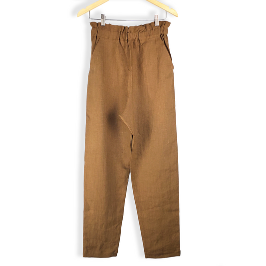 LILA Tapered pants - Tan, size S