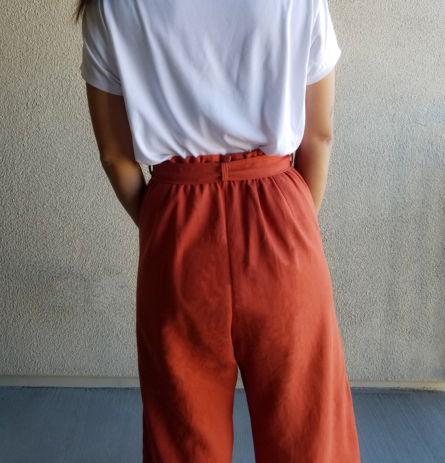 KIMIKO Wide-leg pants - Black, size XXL