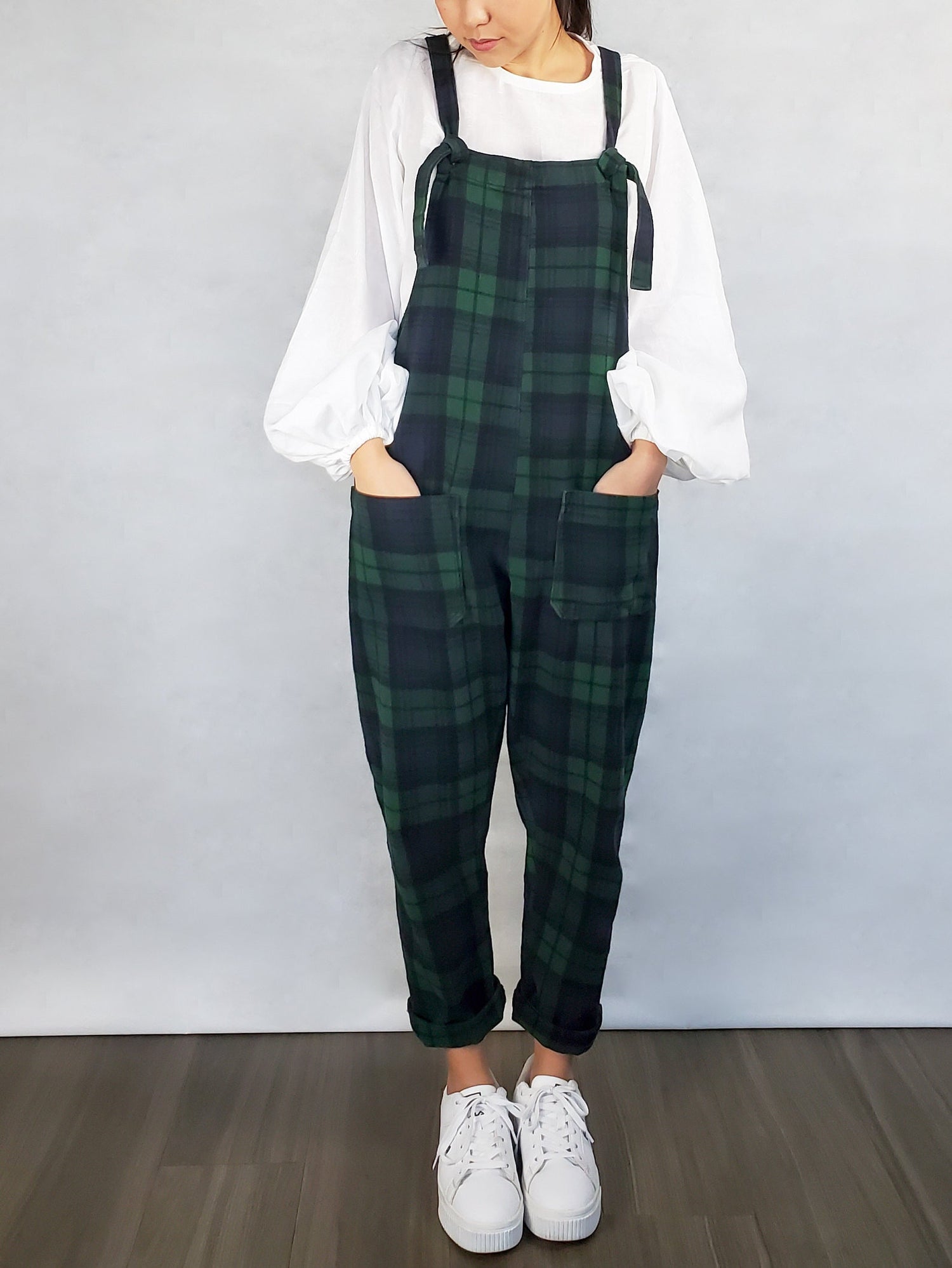 EMI overalls flannel – YukiButtons